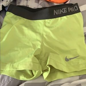 Yellow Nike pros